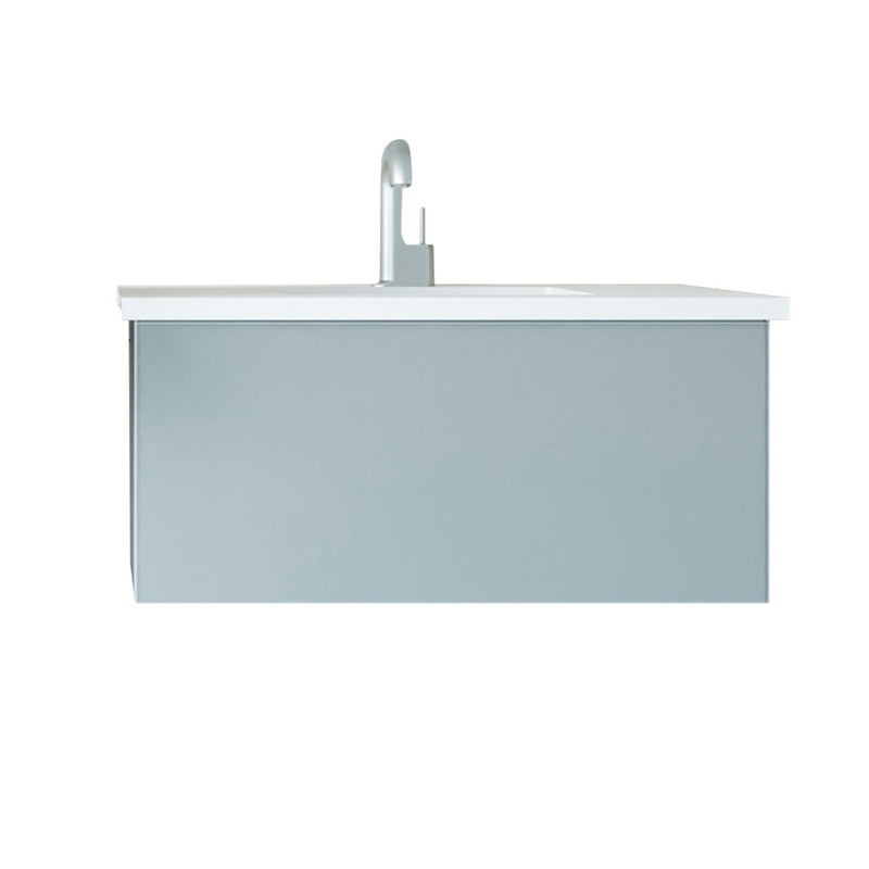 Laviva 313VTR-36FG Vitri 36" Bathroom Vanity with VIVA Stone Solid Surface Countertop