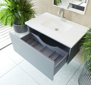 Laviva 313VTR-36FG Vitri 36" Bathroom Vanity with VIVA Stone Solid Surface Countertop (image 4)