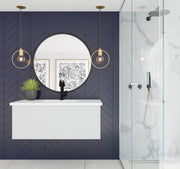 Laviva 313VTR-42CW Vitri 42" Bathroom Vanity with VIVA Stone Solid Surface Countertop (image 2)