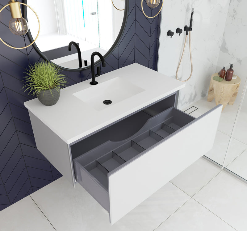 Laviva 313VTR-42 Vitri 42" Wall Hung Bathroom Vanity Cabinet (image 3)