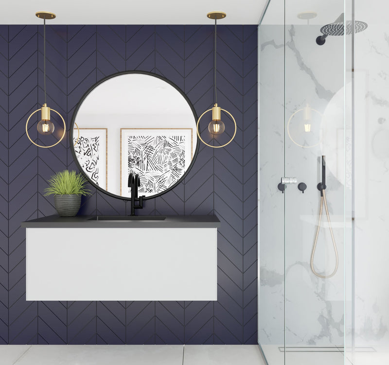Laviva 313VTR-42 Vitri 42" Wall Hung Bathroom Vanity Cabinet (image 4)