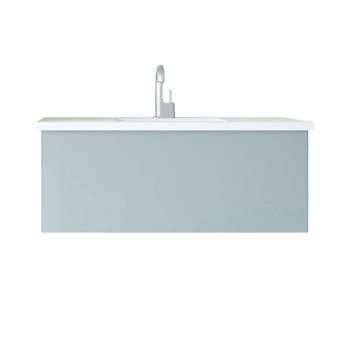 Laviva 313VTR-42FG Vitri 42" Bathroom Vanity with VIVA Stone Solid Surface Countertop
