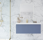 Laviva 313VTR-42NB Vitri 42" Bathroom Vanity with VIVA Stone Solid Surface Countertop (image 2)