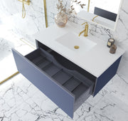 Laviva 313VTR-42NB Vitri 42" Bathroom Vanity with VIVA Stone Solid Surface Countertop (image 4)