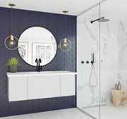 Laviva 313VTR-48CW Vitri 48" Bathroom Vanity with VIVA Stone Solid Surface Countertop (image 3)
