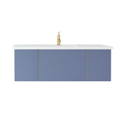 Laviva 313VTR-48NB Vitri 48" Bathroom Vanity with VIVA Stone Solid Surface Countertop