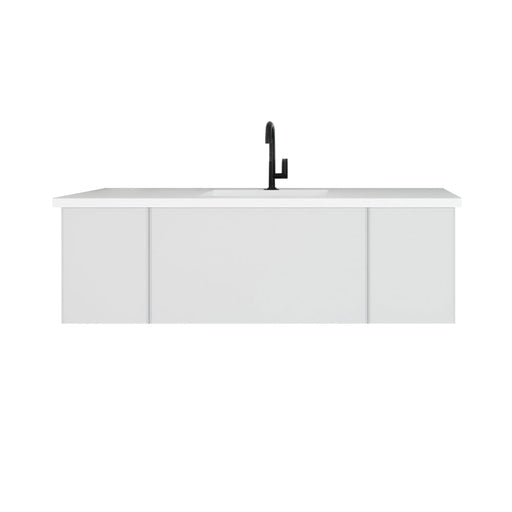 Laviva 313VTR-54CW Vitri 54" Bathroom Vanity with VIVA Stone Solid Surface Countertop