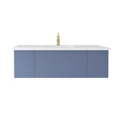 Laviva 313VTR-54NB Vitri 54" Bathroom Vanity with VIVA Stone Solid Surface Countertop