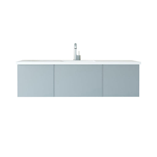 Laviva 313VTR-60CFG Vitri 60" Single Sink Bathroom Vanity with VIVA Stone Solid Surface Countertop