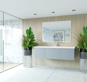 Laviva 313VTR-60CFG Vitri 60" Single Sink Bathroom Vanity with VIVA Stone Solid Surface Countertop (image 3)