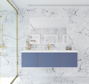 Laviva 313VTR-60CNB Vitri 60" Single Sink Bathroom Vanity with VIVA Stone Solid Surface Countertop (image 2)