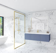 Laviva 313VTR-60CNB Vitri 60" Single Sink Bathroom Vanity with VIVA Stone Solid Surface Countertop (image 3)