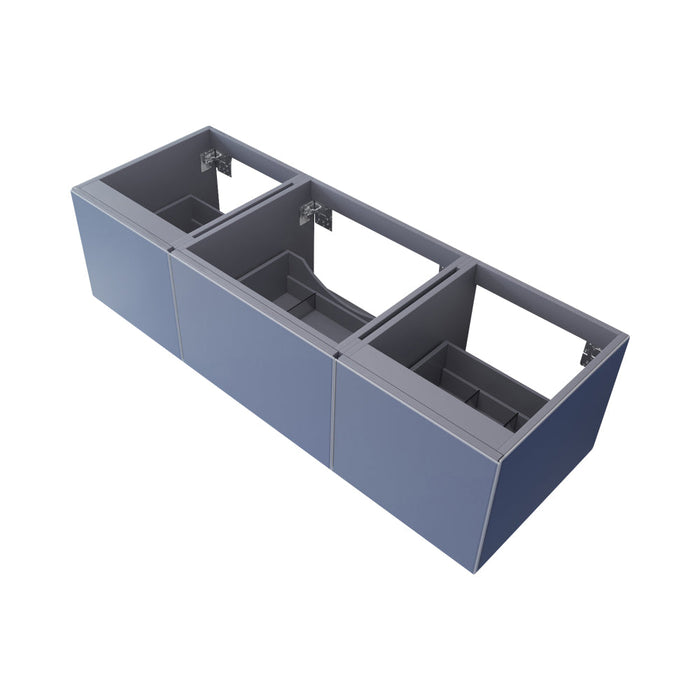 Laviva 313VTR-60C Vitri 60" Single Sink Wall Hung Bathroom Vanity Cabinet