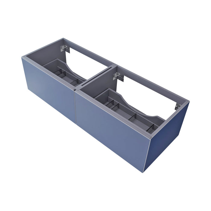 Laviva 313VTR-60D Vitri 60" Double Sink Wall Hung Bathroom Vanity Cabinet