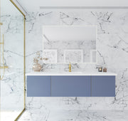 Laviva 313VTR-66NB Vitri 66" Single Sink Bathroom Vanity with VIVA Stone Solid Surface Countertop (image 2)
