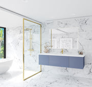 Laviva 313VTR-66NB Vitri 66" Single Sink Bathroom Vanity with VIVA Stone Solid Surface Countertop (image 3)