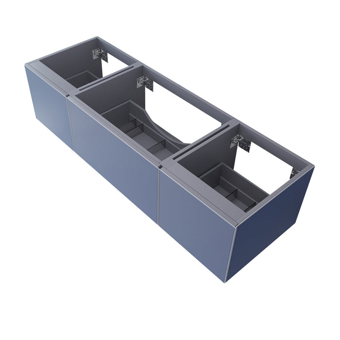 Laviva 313VTR-66 Vitri 66" Single Sink Wall Hung Bathroom Vanity Cabinet