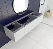 Laviva 313VTR-72C Vitri 72" Single Sink Wall Hung Bathroom Vanity Cabinet (image 2)