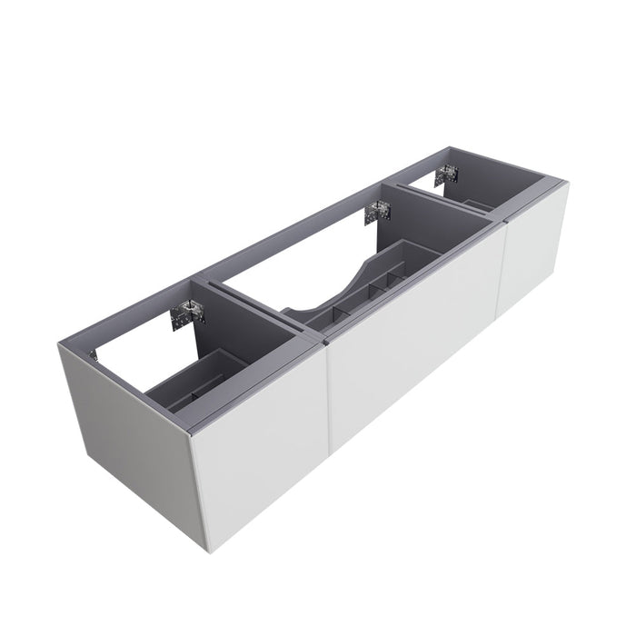 Laviva 313VTR-72C Vitri 72" Single Sink Wall Hung Bathroom Vanity Cabinet