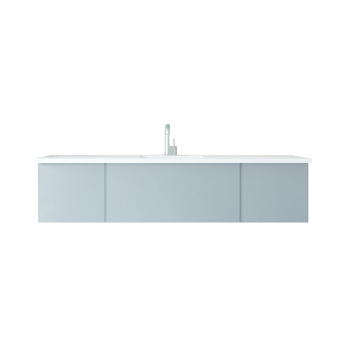 Laviva 313VTR-72CFG Vitri 72" Single Sink Bathroom Vanity with VIVA Stone Solid Surface Countertop