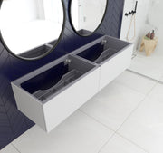 Laviva 313VTR-72D Vitri 72" Double Sink Wall Hung Bathroom Vanity Cabinet (image 2)