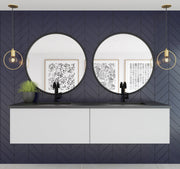 Laviva 313VTR-72D Vitri 72" Double Sink Wall Hung Bathroom Vanity Cabinet (image 4)