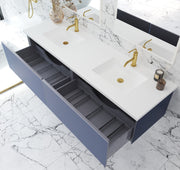 Laviva 313VTR-72DNB Vitri 72" Double Sink Bathroom Vanity with VIVA Stone Solid Surface Countertop (image 4)