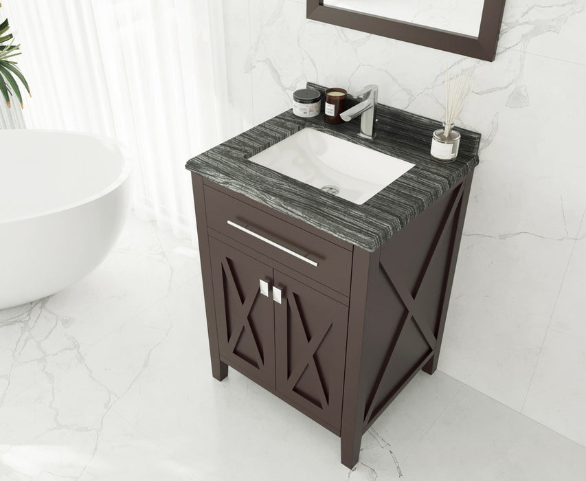 Laviva 313YG319-24B Wimbledon 24" Bathroom Vanity with Countertop