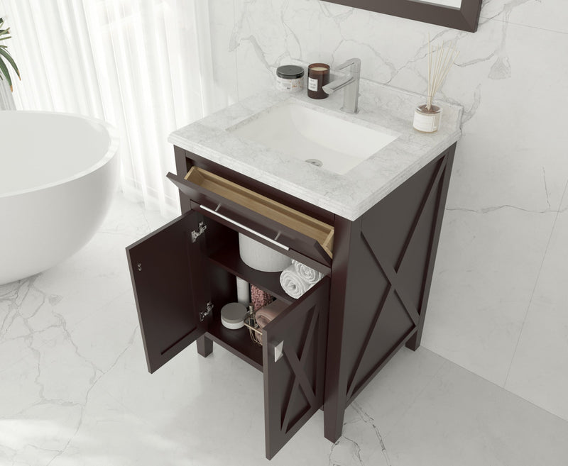 Laviva 313YG319-24B Wimbledon 24" Bathroom Vanity with Countertop (image 4)