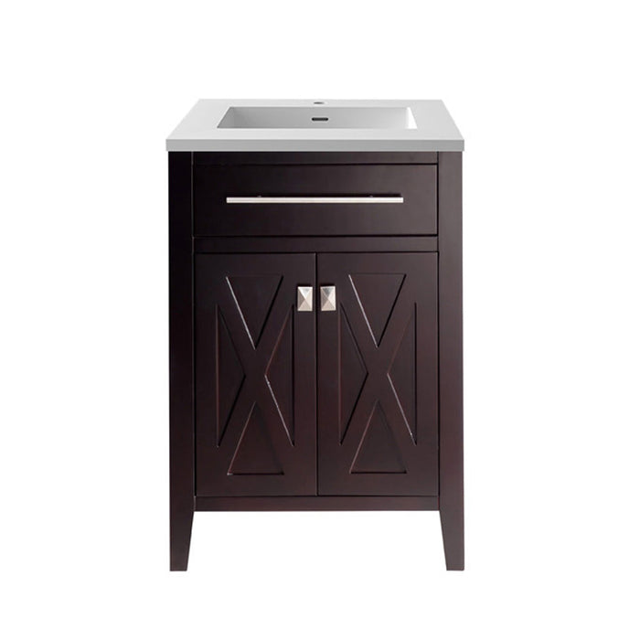 Laviva 313YG319-24B Wimbledon 24" Bathroom Vanity with Countertop