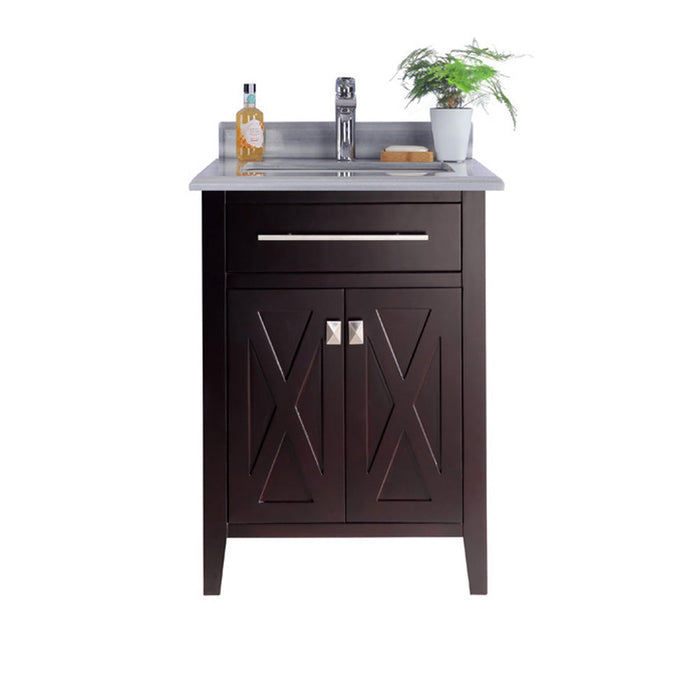 Laviva 313YG319-24B Wimbledon 24" Bathroom Vanity with Countertop