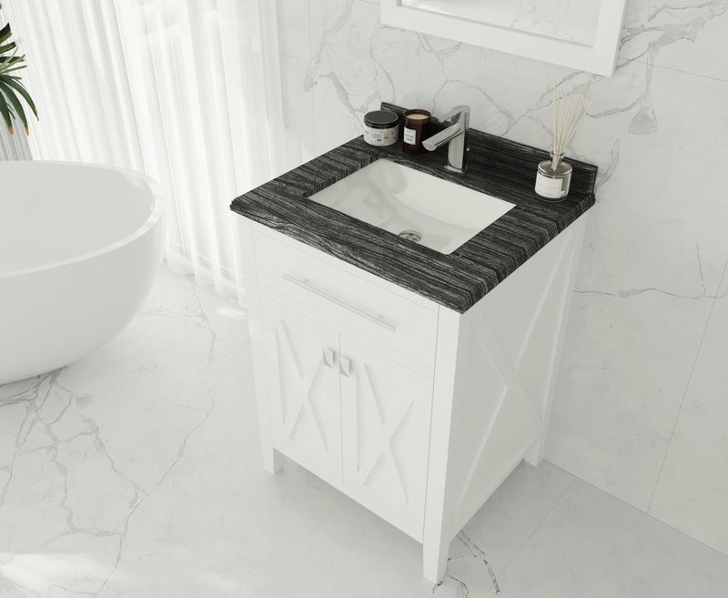 Laviva 313YG319-24W Wimbledon 24" Bathroom Vanity with Countertop (image 3)