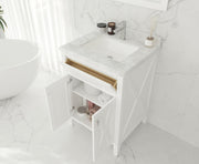 Laviva 313YG319-24W Wimbledon 24" Bathroom Vanity with Countertop (image 8)