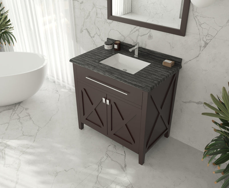 Laviva 313YG319-36B Wimbledon 36" Bathroom Vanity with Countertop (image 3)