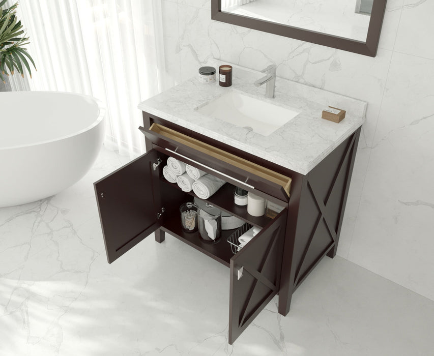 Laviva 313YG319-36B Wimbledon 36" Bathroom Vanity with Countertop
