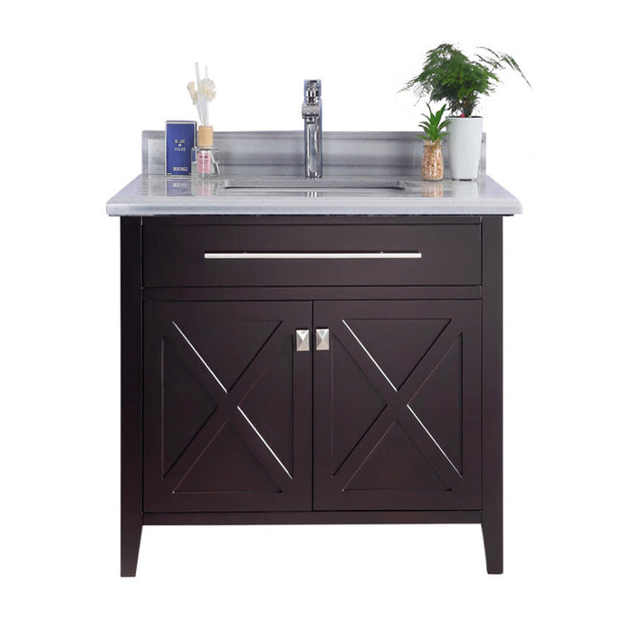 Laviva 313YG319-36B Wimbledon 36" Bathroom Vanity with Countertop