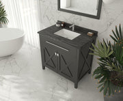 Laviva 313YG319-36E Wimbledon 36" Bathroom Vanity with Countertop (image 3)