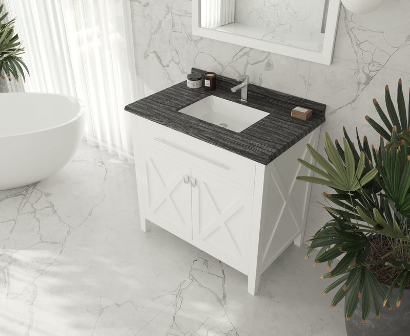 Laviva 313YG319-36W Wimbledon 36" Bathroom Vanity with Countertop (image 3)