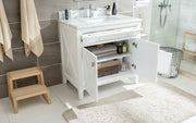 Laviva 313YG319-36W Wimbledon 36" Bathroom Vanity with Countertop (image 8)
