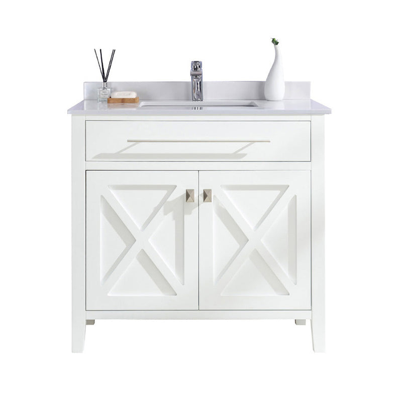 Laviva 313YG319-36W Wimbledon 36" Bathroom Vanity with Countertop