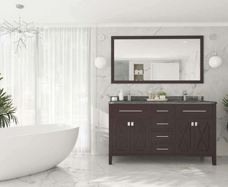 Laviva 313YG319-60 Wimbledon 60" Double Sink Bathroom Vanity Cabinet (image 2)