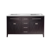 Laviva 313YG319-60 Wimbledon 60" Double Sink Bathroom Vanity Cabinet (image 5)