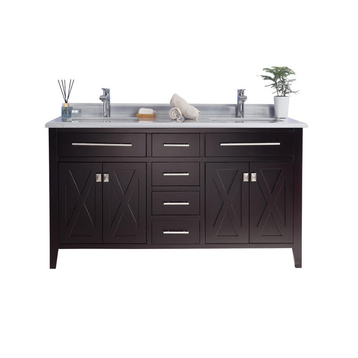 Laviva 313YG319-60 Wimbledon 60" Double Sink Bathroom Vanity Cabinet