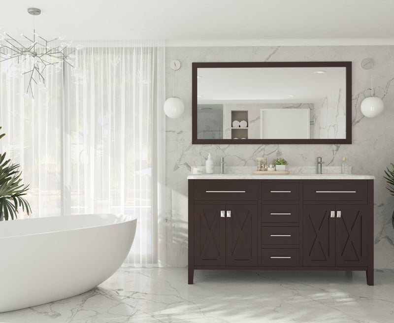 Laviva 313YG319-60 Wimbledon 60" Double Sink Bathroom Vanity Cabinet (image 2)