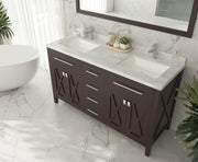 Laviva 313YG319-60 Wimbledon 60" Double Sink Bathroom Vanity Cabinet (image 3)