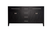 Laviva 313YG319-60 Wimbledon 60" Double Sink Bathroom Vanity Cabinet (image 5)