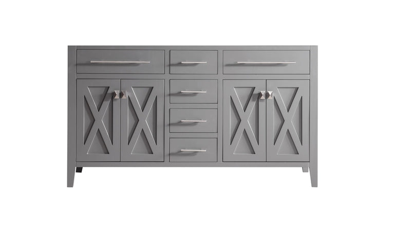 Laviva 313YG319-60 Wimbledon 60" Double Sink Bathroom Vanity Cabinet (image 6)