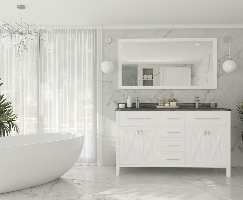 Laviva 313YG319-60W Wimbledon 60" Double Sink Bathroom Vanity with Countertop (image 2)