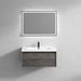 Bella 36" Floating Vanity in Smoke Oak with Acrylic Double Sink - Better Vanity