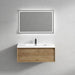 Bella 42" Floating Vanity in White Oak with Acrylic Double Sink - Better Vanity